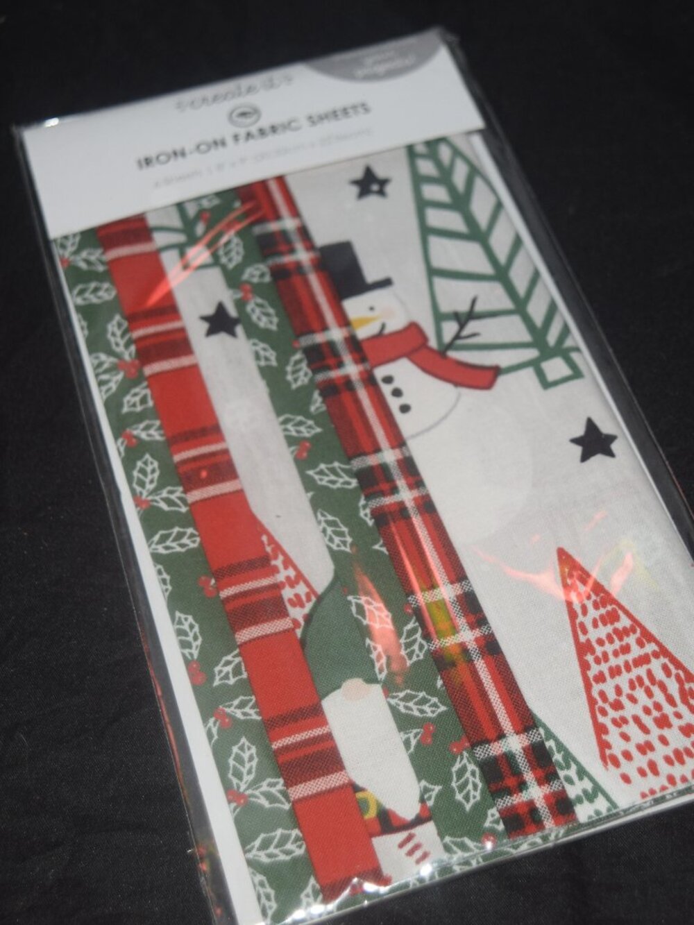 Holiday Iron-On Fabric Appliques – No-Sew Christmas Craft Sheets